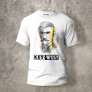 Key-West T-Shirt White Moustache