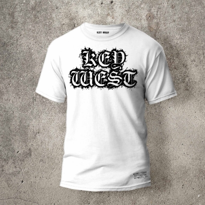 KEY-WEST-T-SHIRT-WHITE-GHOTIC